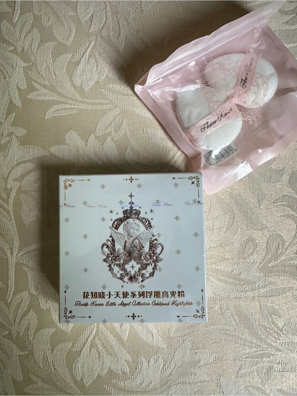 Flower Knows Little Angel Collection embossed highlighter New Exp 2028
